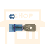 Hella PC Insulated Male Blade Terminals - Blue (Pack of 10) (8218) 