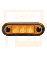 Hella Narrow Rim LED Courtesy Lamp - Amber, 24V DC (95951006)