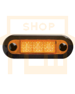 Hella Wide Rim LED Courtesy Lamp - Amber, 12V DC (95951051)