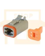 Hella Mining 9.HM4944 4-Way Male DT Connector (Incl. Wedge) - Pack of 10