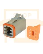 Hella Mining 9.HM4946 6-Way Male DT Connector (Incl. Wedge) - Pack of 10
