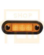 Hella Wide Rim LED Courtesy Lamp - Amber, 24V DC (95951053)