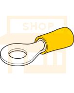 Hella Eye Terminals - Yellow, 6.3mm (Pack of 50) (8546)
