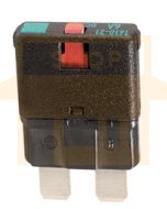 Hella Manual-Reset Circuit Breaker - 15A, 10-28V DC (8733) 