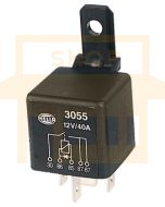 Hella 3055 Normally Open Relay with Diode 5 Pin 12V DC