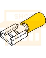 Hella 8503 Push-On Female Terminals - Yellow (Pack of 50)