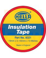 Hella PVC Electrical Insulation Tape - Red, 10m (8320)