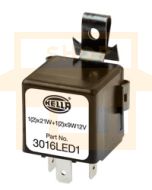 Hella Solid State Electronic Flasher Unit - 3 Pin, 12V DC (3016LED1)