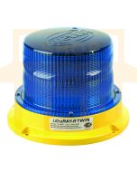Hella Mining HM500BDIR UltraRAY-R Twin  LED Warning Beacon - Blue Direct Mount