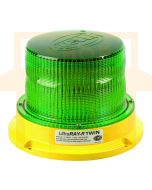 Hella Mining HM500BMAG UltraRAY-R Twin  LED Warning Beacon - Green Direct Mount 