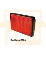 Hella 9.2319.01 Red Lens to suits Hella 2319, 2402/03 & 2416/17