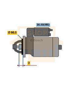 Bosch 0001107476 Starter Motor