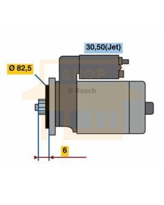Bosch 0001121032 Starter Motor