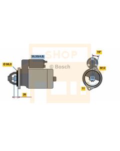 Bosch 0001138013 Starter Motor