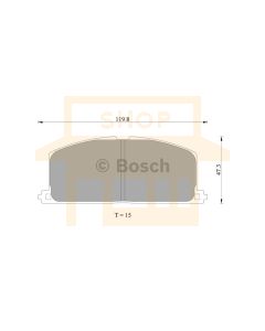 Bosch 0986AB2001 Brake Pad Set DB308BL - Set