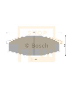 Bosch 0986AB2239 Brake Pad Set DB321BL - Set