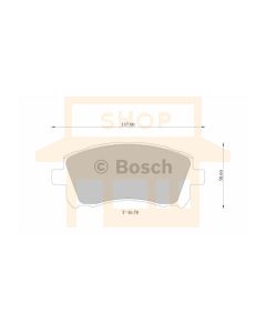 Bosch 0986AB2533 Brake Pad Set DB1342BL - Set