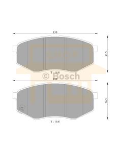 Bosch 0986AB3090 Brake Pad Set DB2072BL - Set