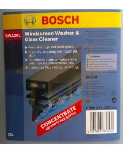 Bosch F005X11282 Windscreen Washer & Glass Cleaner Fluid 20L BWA20L